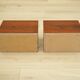 Set of two wall cabinets, Danish design, 1970s, production: Denmark