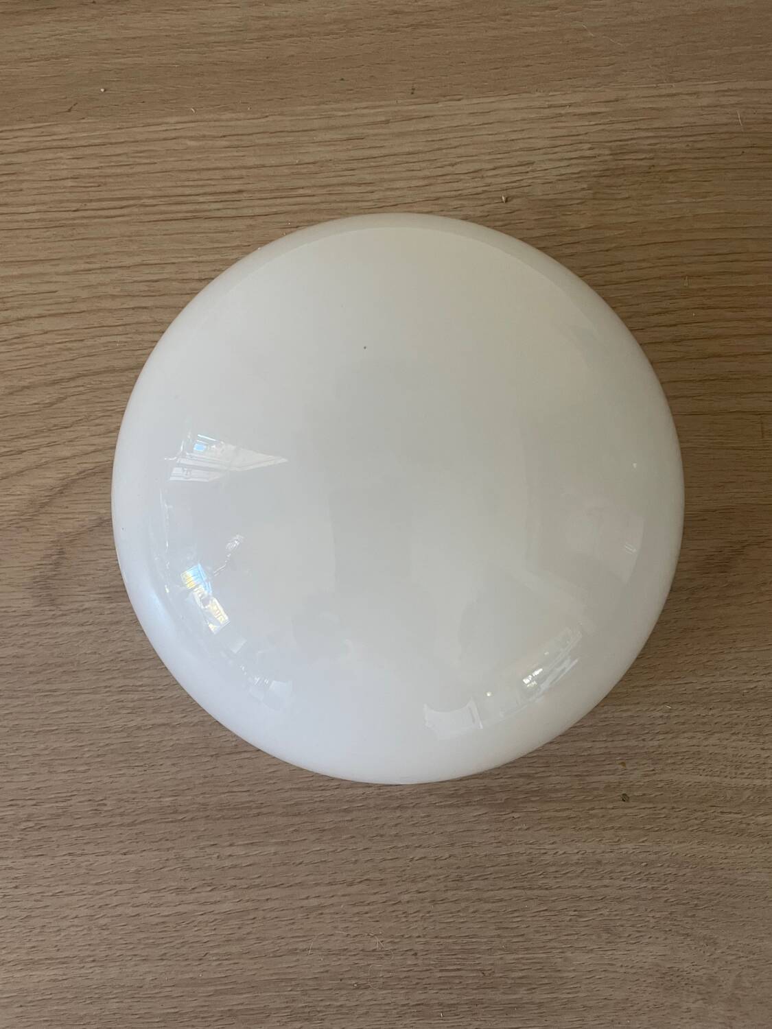 Vintage opaline glass ceiling light