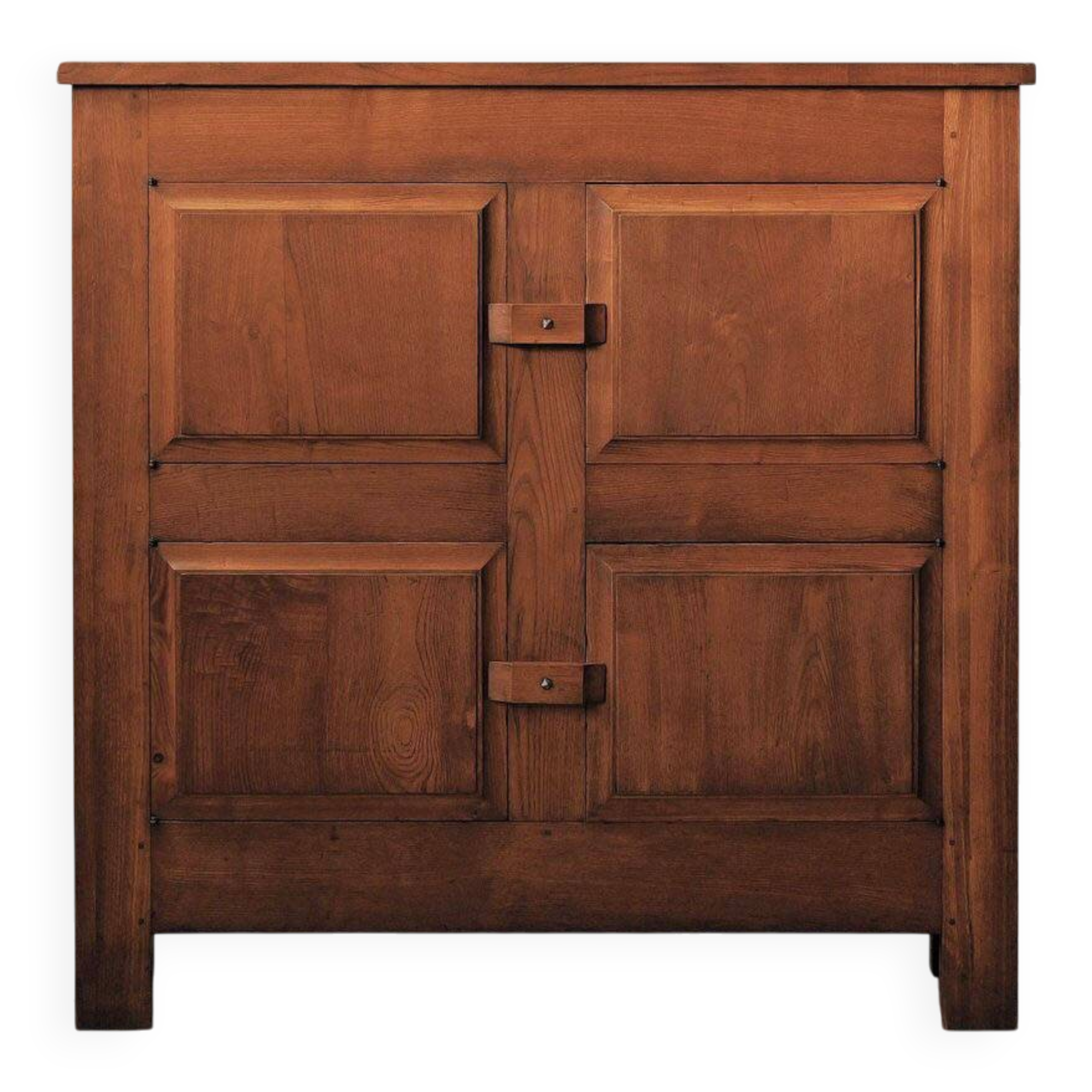 4-door buffet in solid oak, France, around 1960