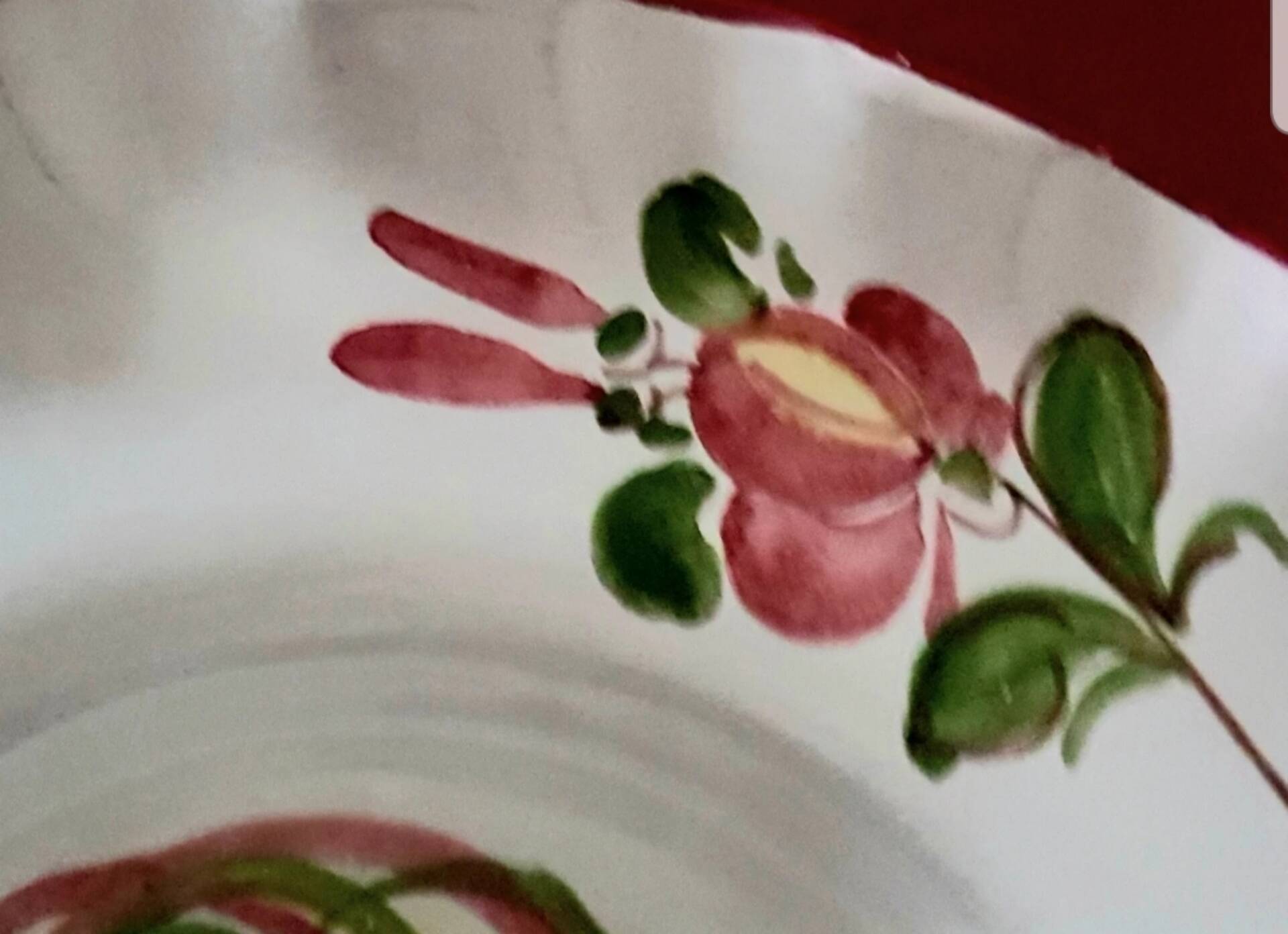 Small decorative wall plate, rooster decor