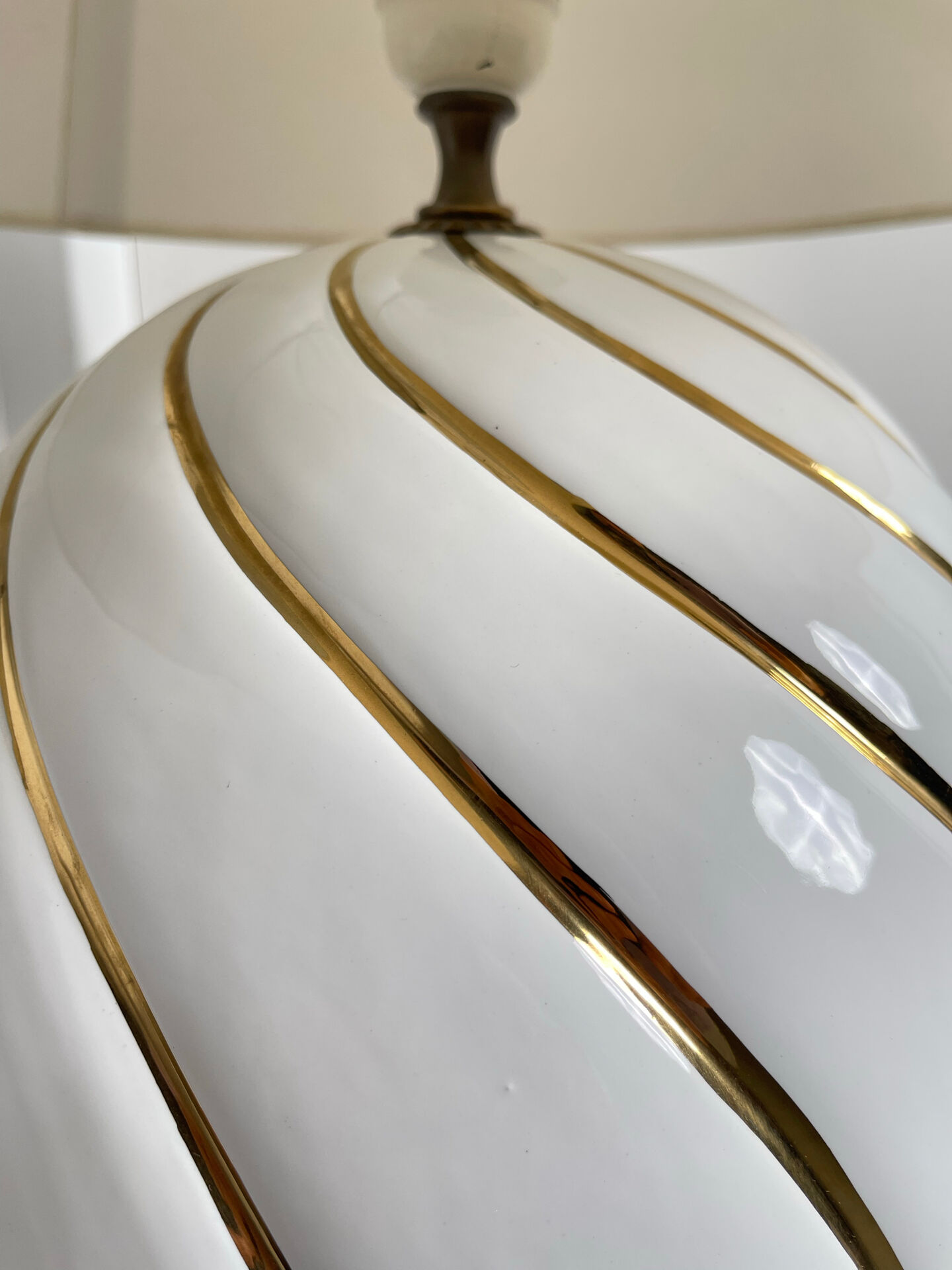 Lampe en céramique Italie 1970