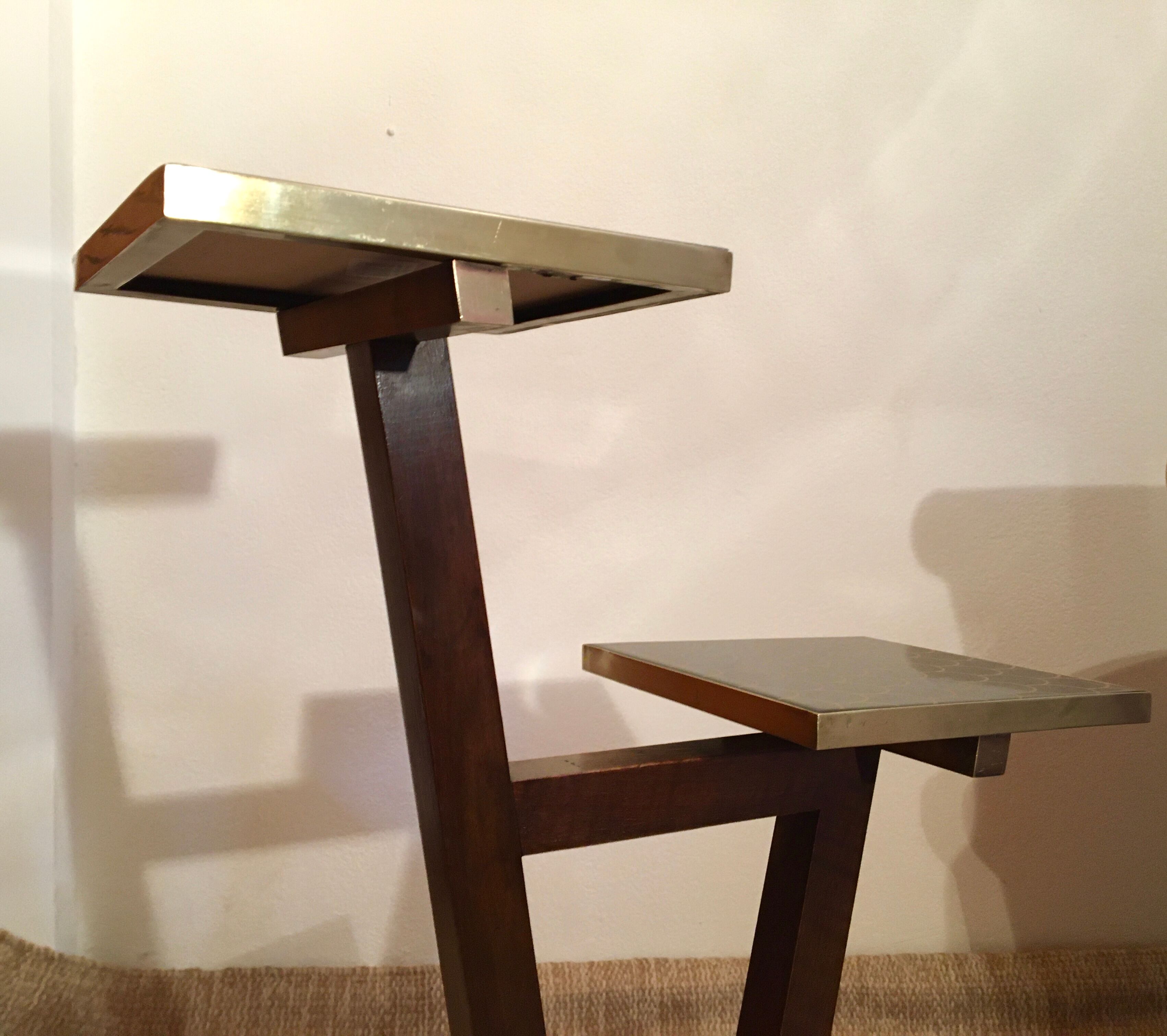 Modernist art deco saddle