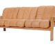 Norwegian modern ekornes teak & leather 3 seater sofa, model montana, 1970’s