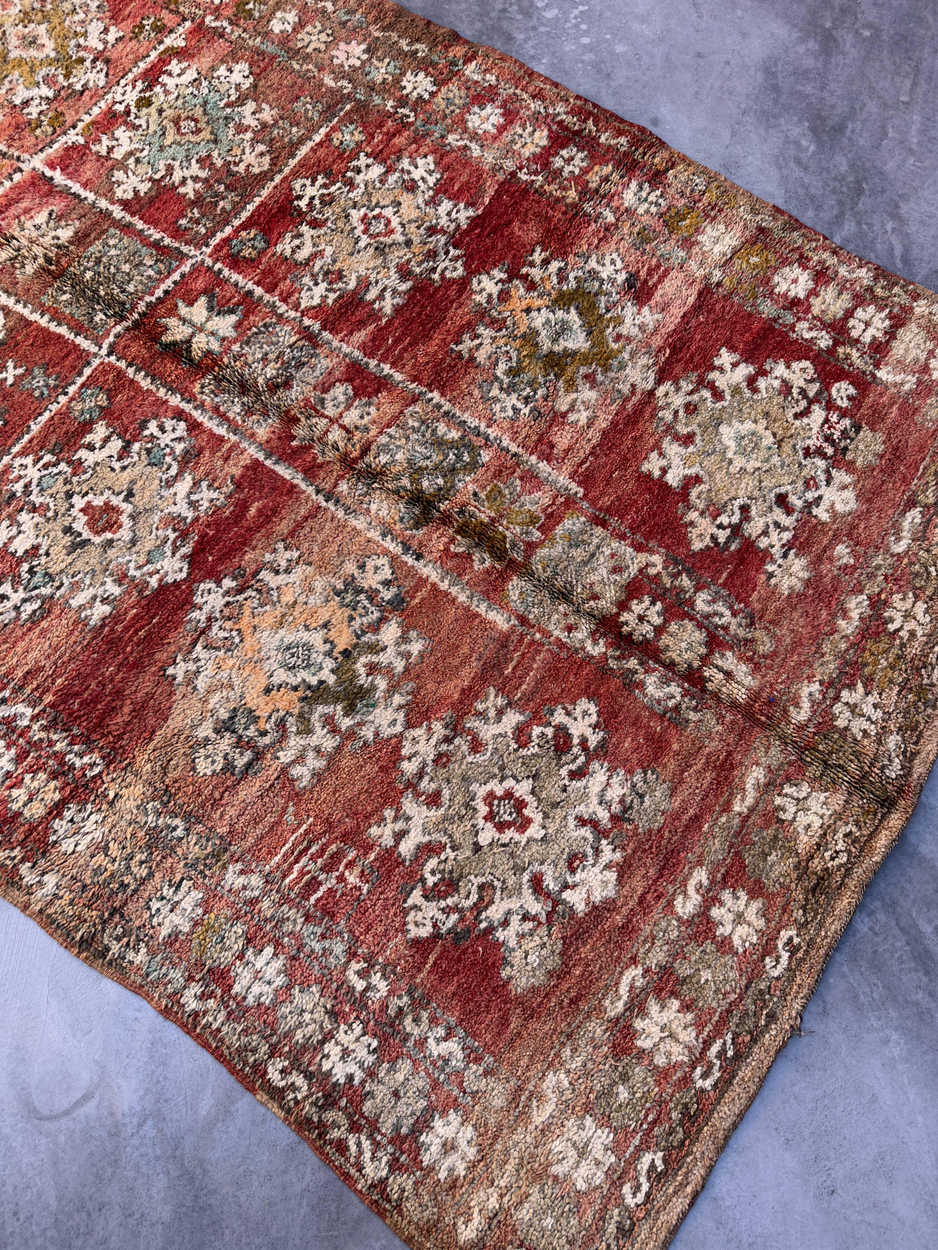 Tapis Marocain Zemmour marron - 294 x 177 cm