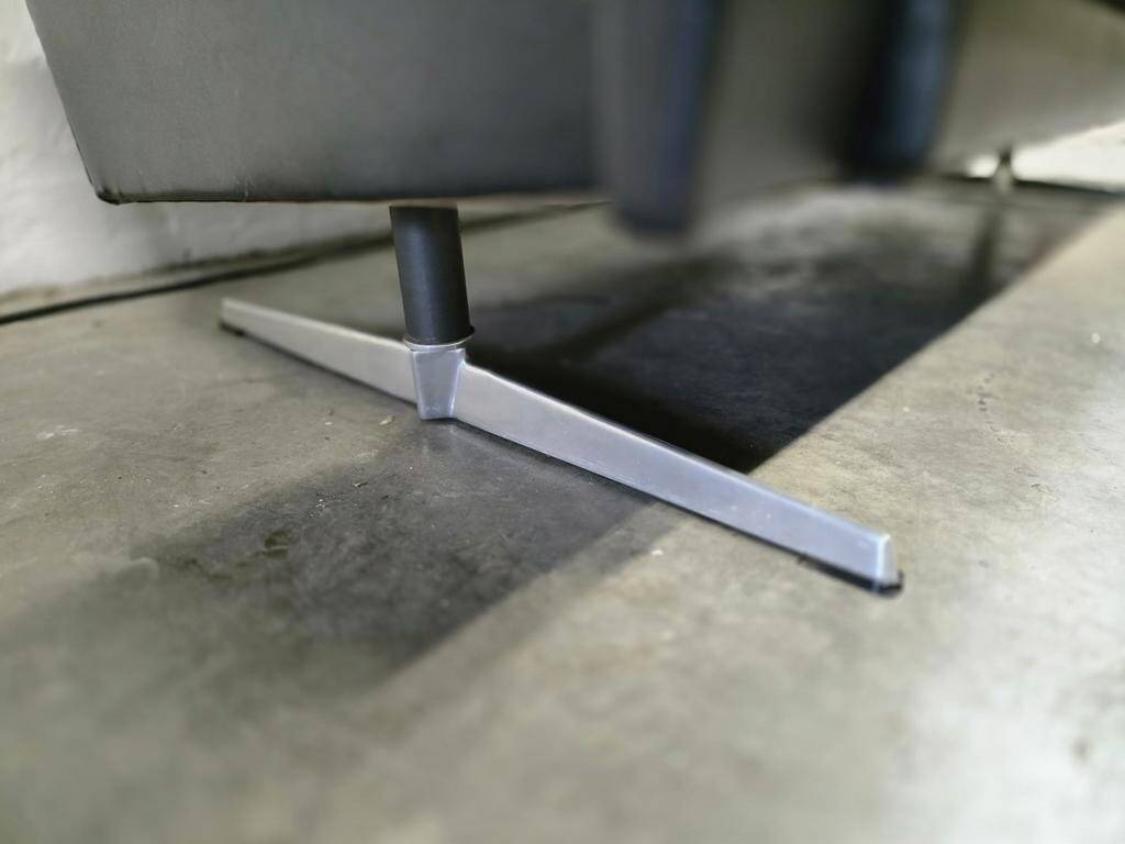 Vintage 70s armchair / sofa / couch with chrome frame