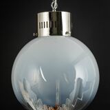 Suspended chandelier large Sputnik ball Murano, VeArt, Italy, 1970s