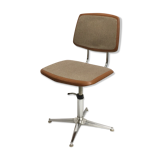 60s camel office chair