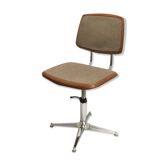 60s camel office chair