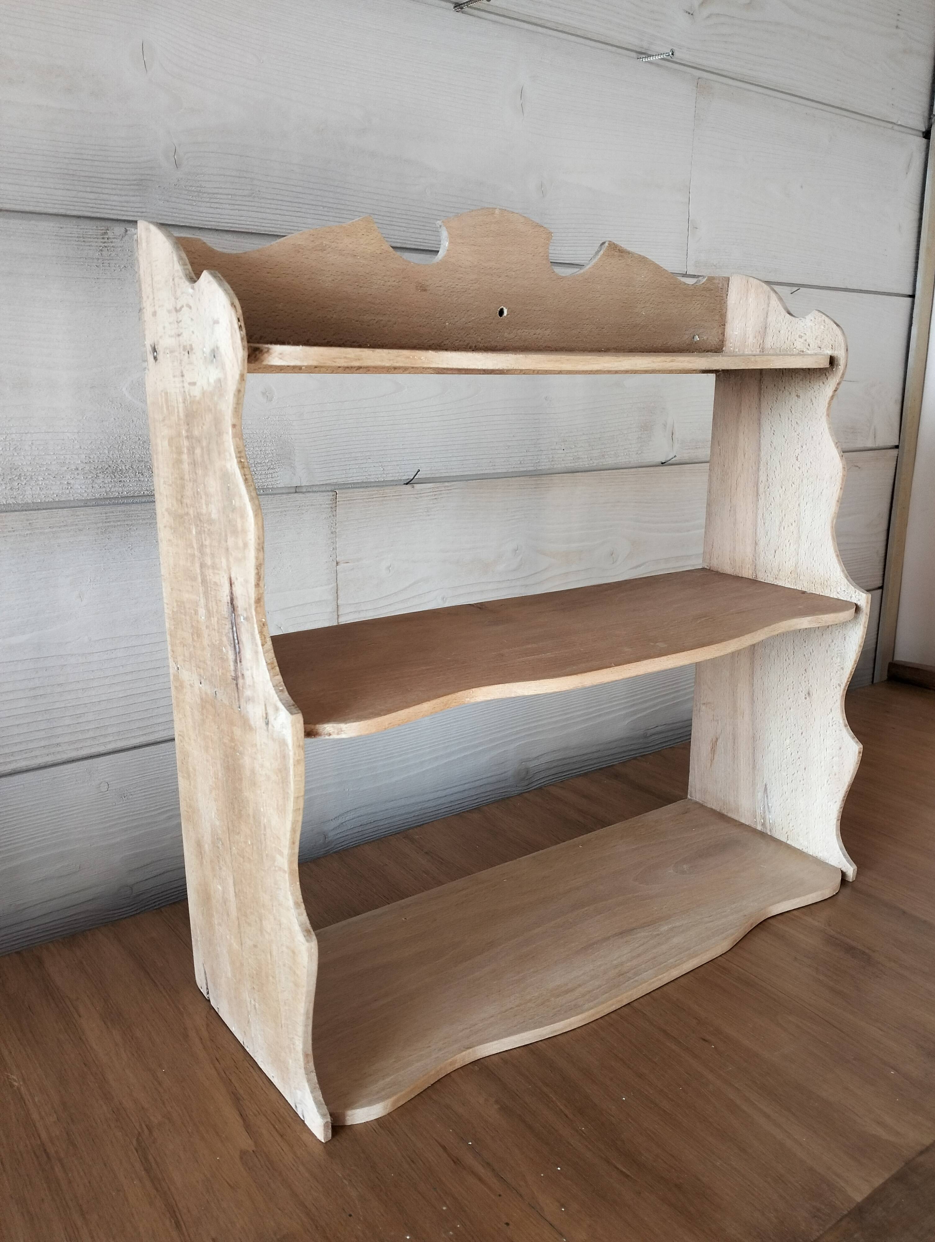 Wooden shelf