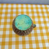 Small earthenware pitcher Accolay speckled decoration