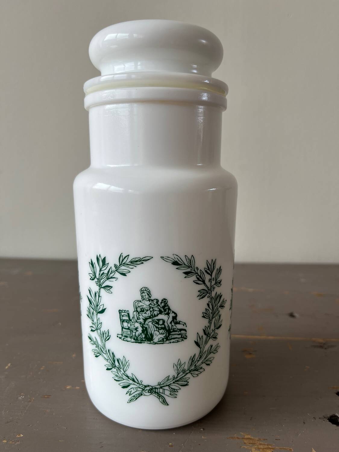 Opaline apothecary jar