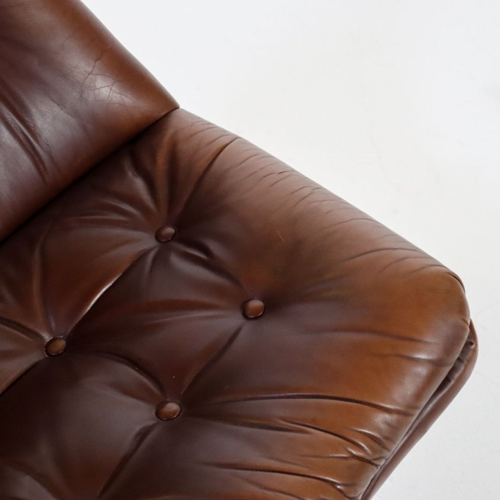 Leather F511 Lounge Chair by Geoffrey Harcourt for Artifort 1960s