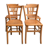 Lot of 4 vintage bistro chairs