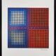1970s Victor Vasarely Limited numbered Edition Lithograph.