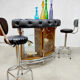 Vintage retro seventies cocktail bar 'Mad-Men style'