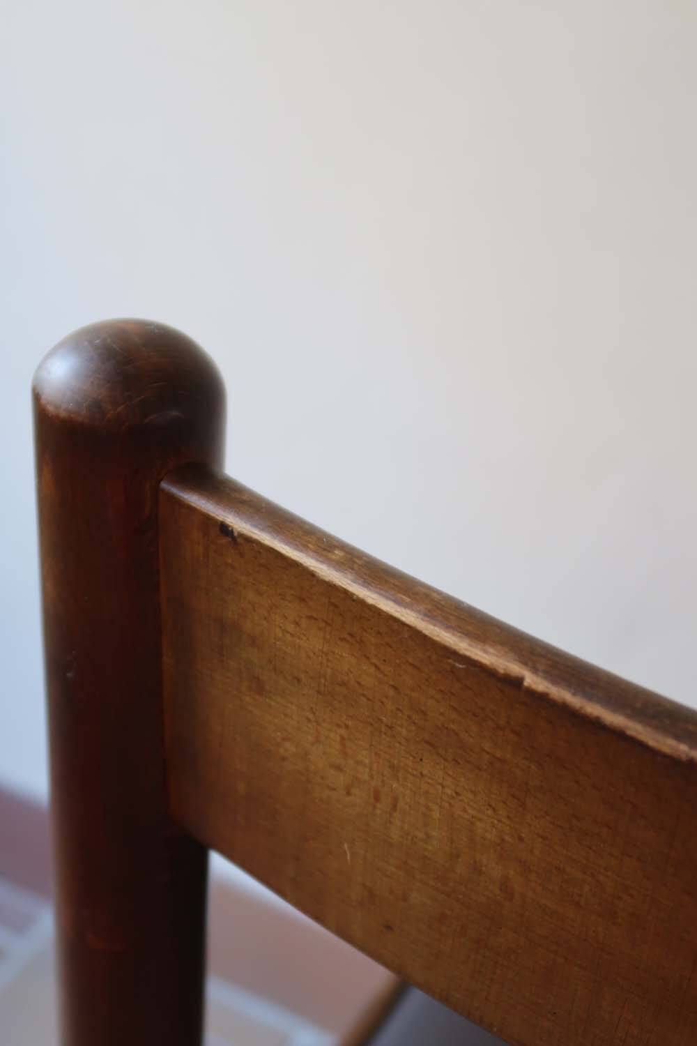 4 brutalist skai chairs (3 lots available)