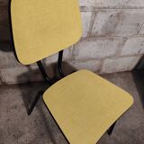 Yellow formica chair 1960