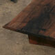 70s walnut coffee table