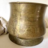 Hammered copper pot cover, diameter 28 cm