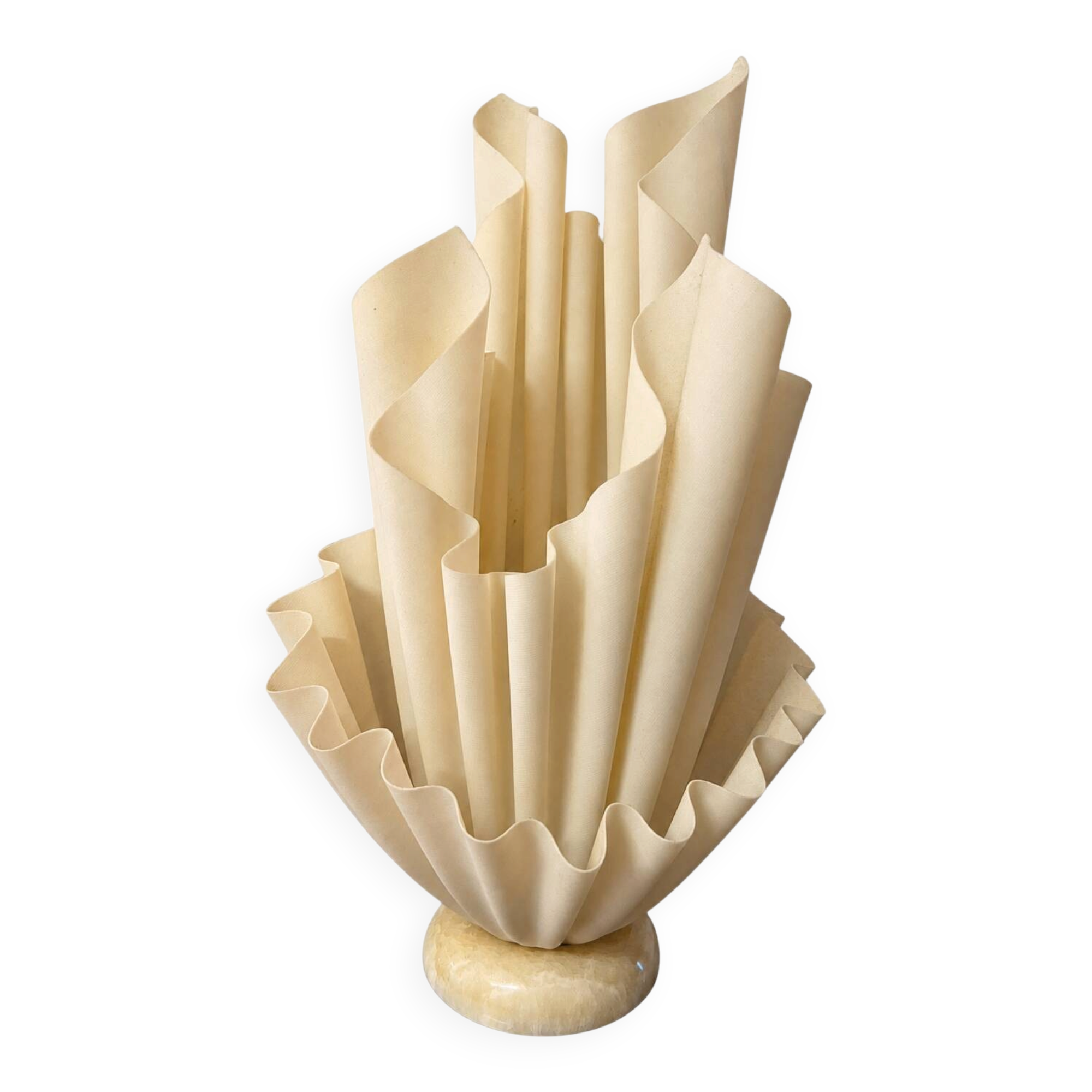 Corolle lamp by Georgia Jacob, luminous sculpture, French design from the 1970s.