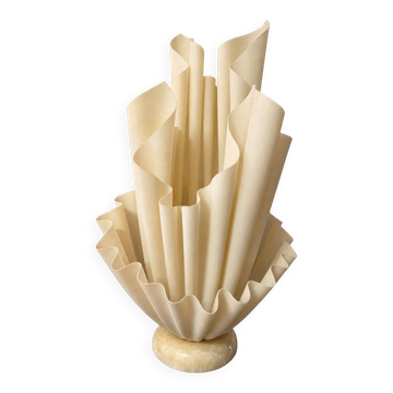 Lampe Corolle Georgia Jacob, sculpture lumineuse design français années 70