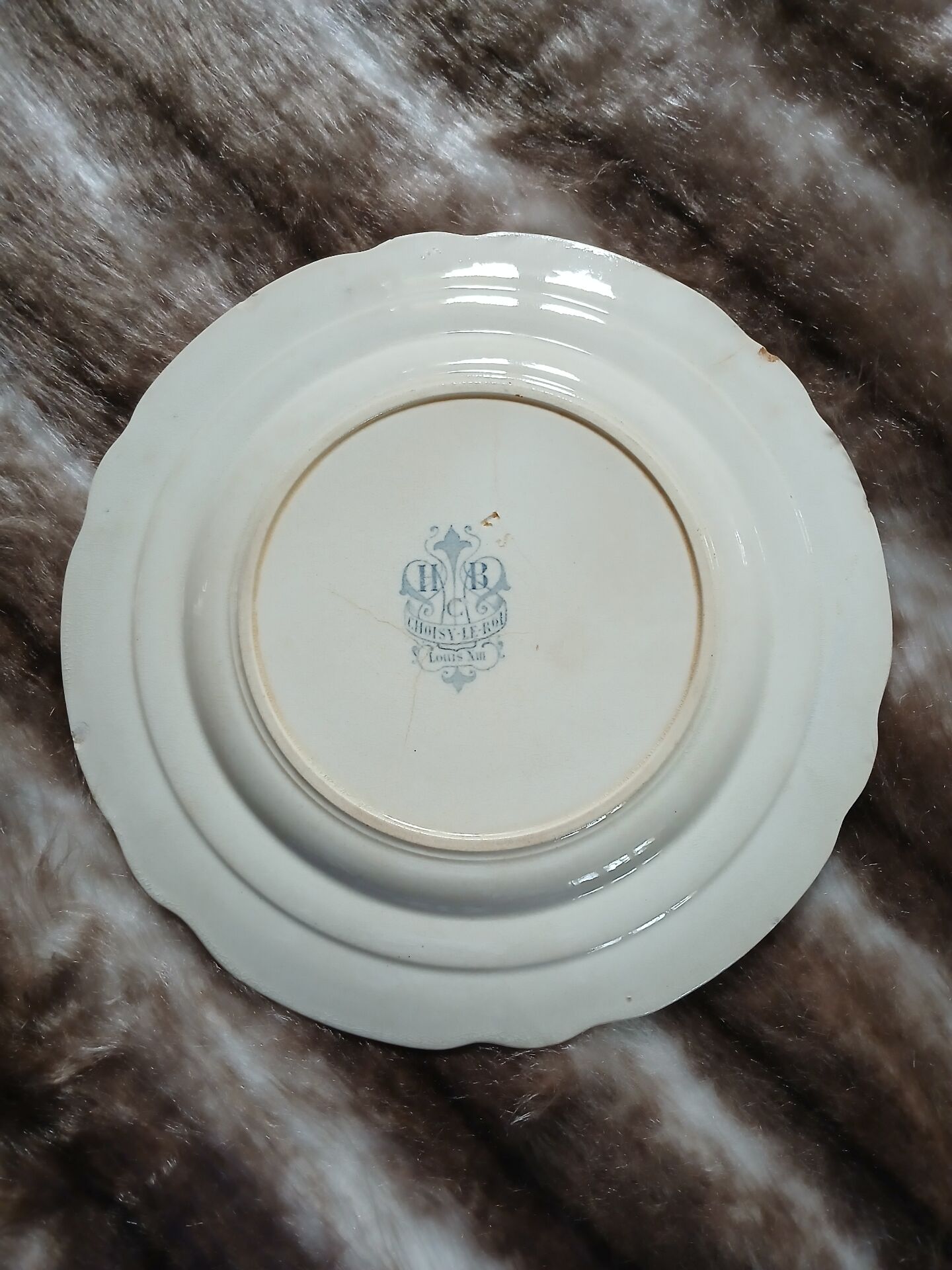 10 antique flat plates "Louis XIII" Choisy le Roi
