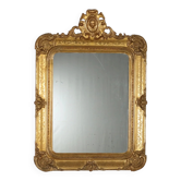 Antique mirror in carved fir, France, mid-19th century.