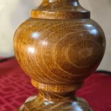 pair of Scandinavian style bedside lamps, vintage design, rope lampshade 3