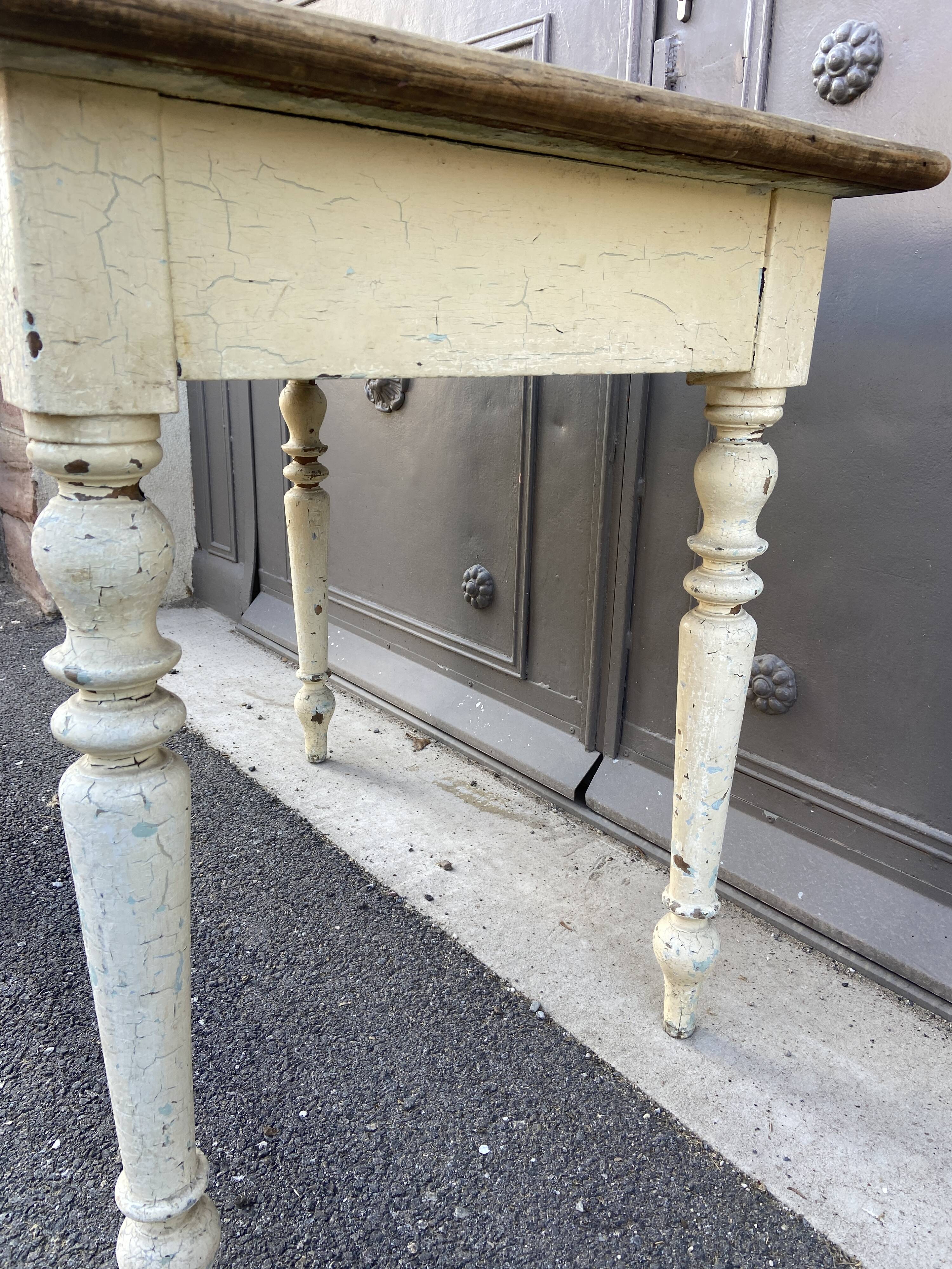 Table de ferme vintage 1950