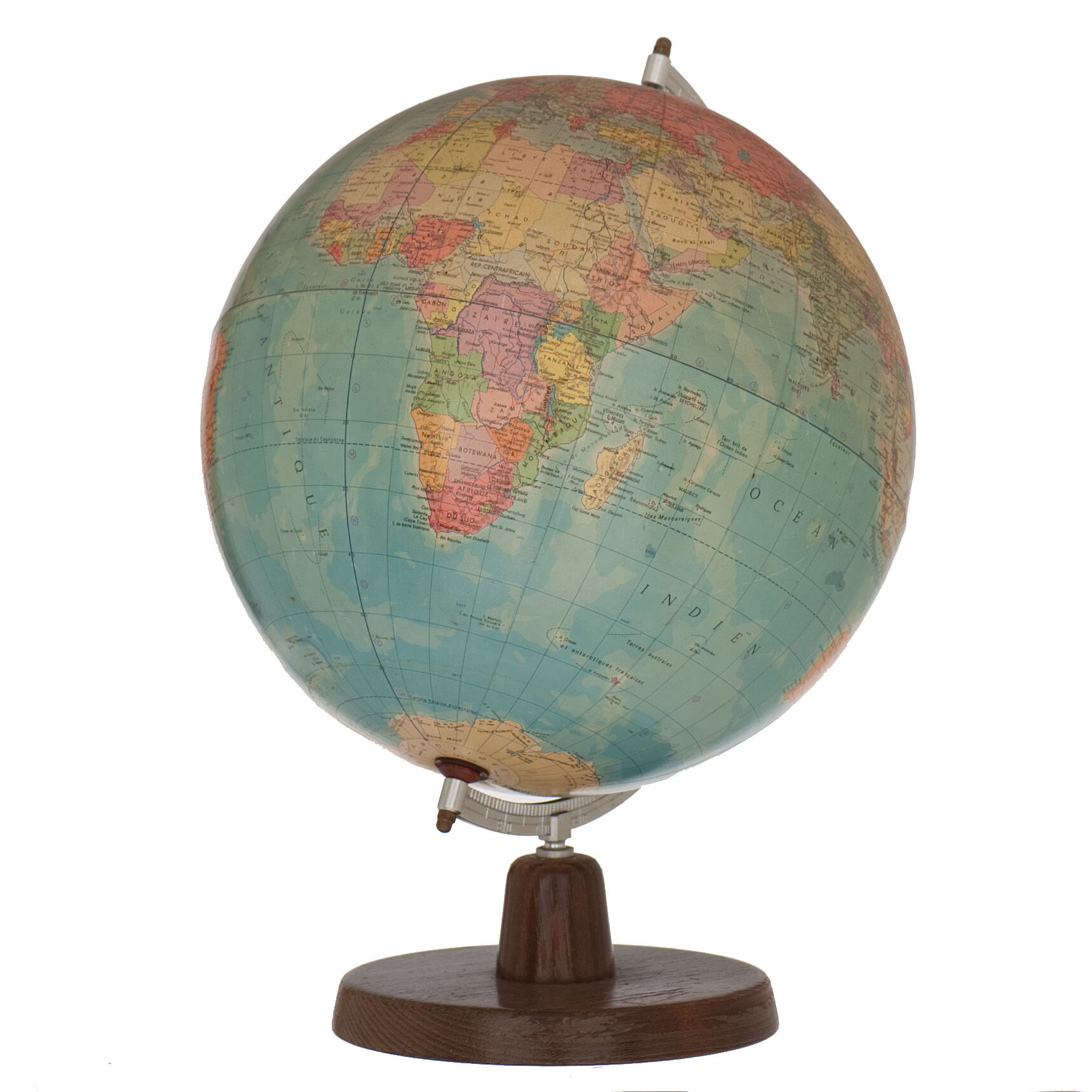 Vintage school globe