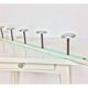 Industrial wall coat rack 5 aluminum hooks