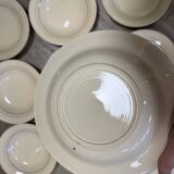 Striped soup plates