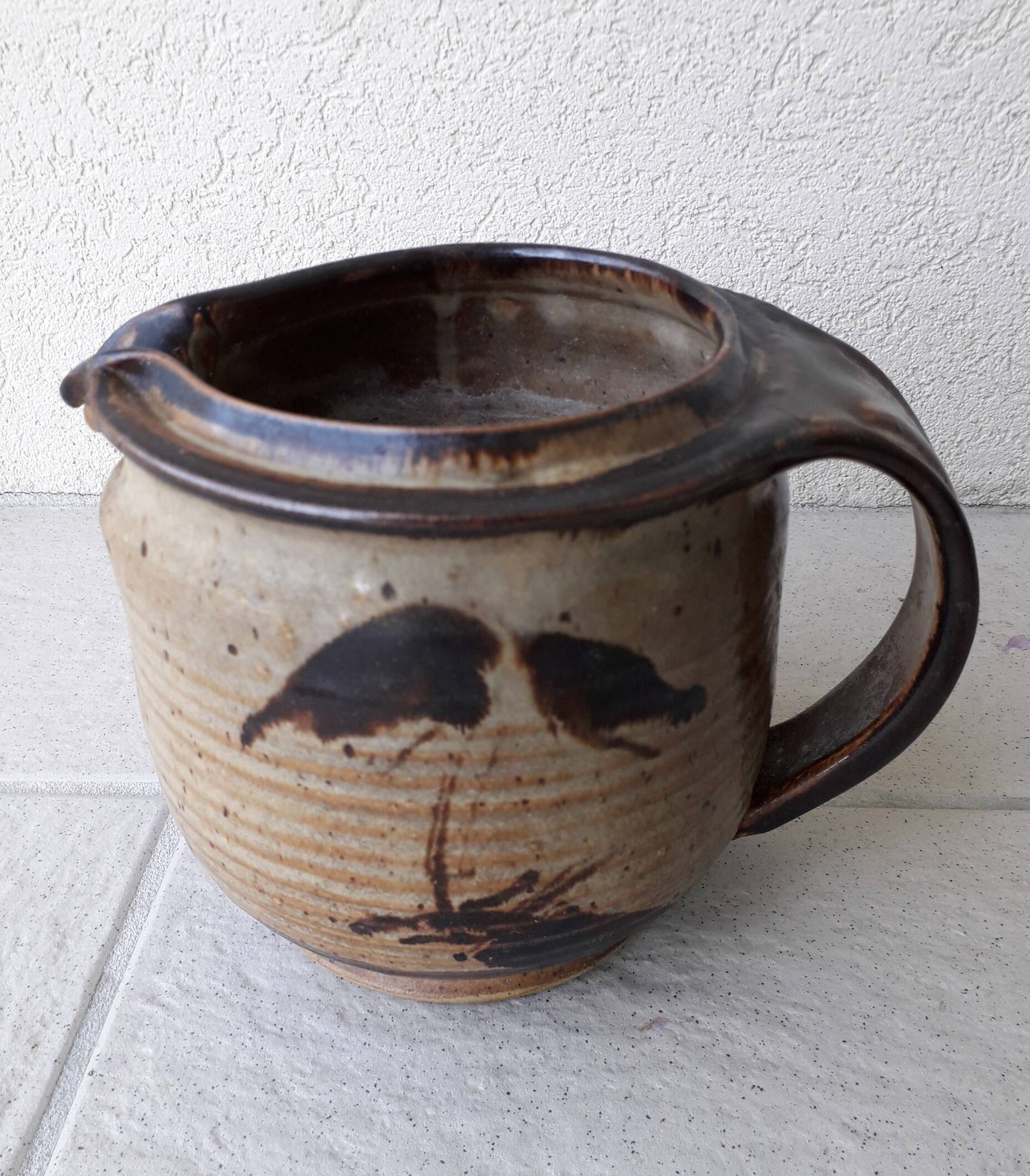 Stoneware jug