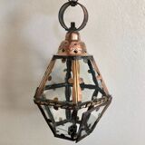 Ancient brass lantern 12 facets