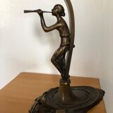 Bronze art deco lamp