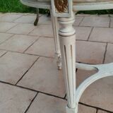 Table basse ancienne style louis xvi avec plateau marbre