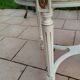 Table basse ancienne style louis xvi avec plateau marbre