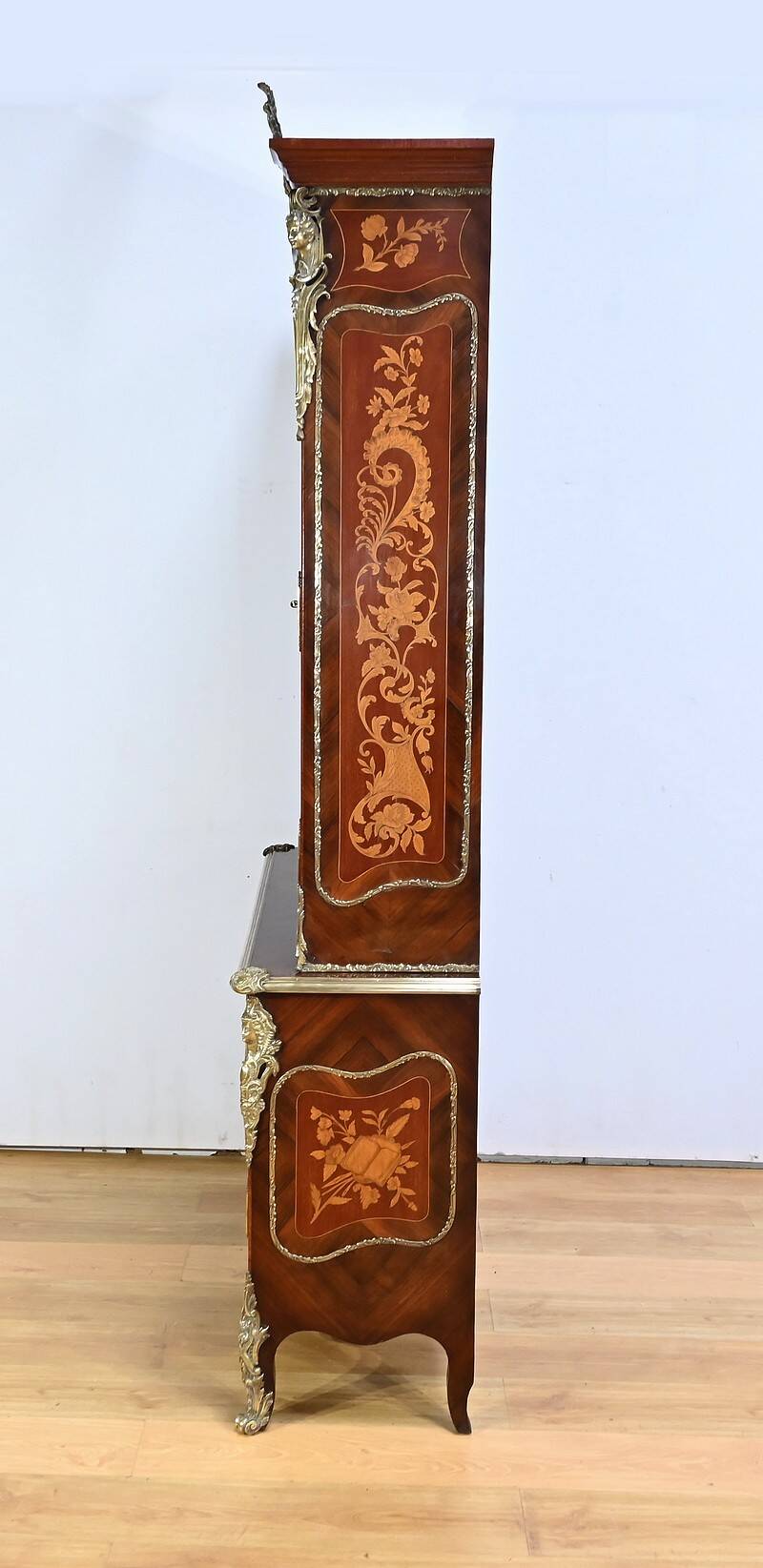 Library Two-Body in Rosewood and Marquetry, Louis XV style – End