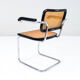 Mid-Century Italian Modern Marcel Breuer B64 Cesca Armchair Chair, 1970