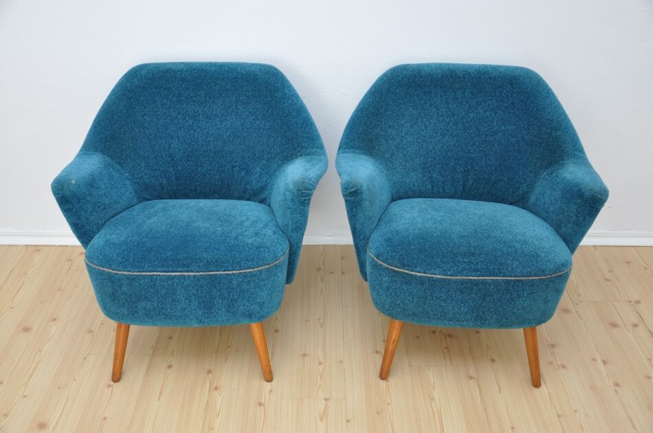 Superb pair of chairs 50 60 organic years