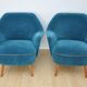 Superb pair of chairs 50 60 organic years