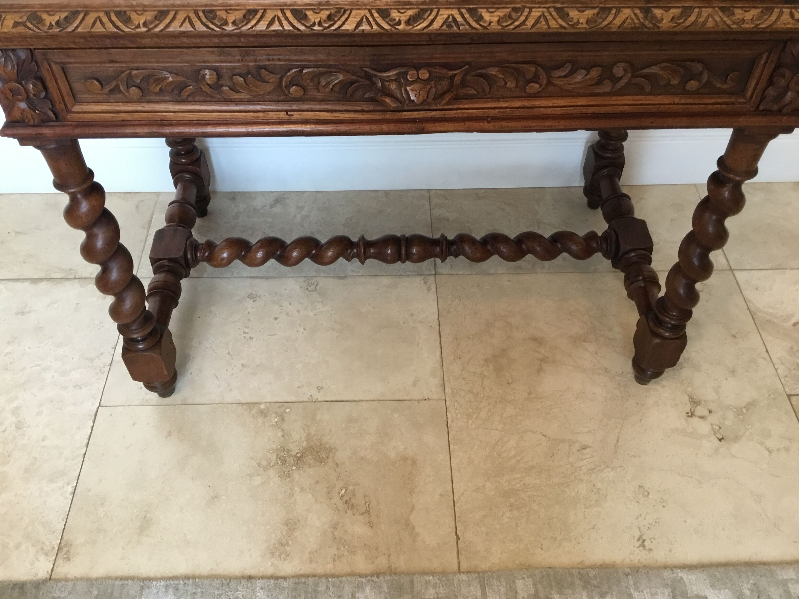 Louis XIII style office, feet turned
