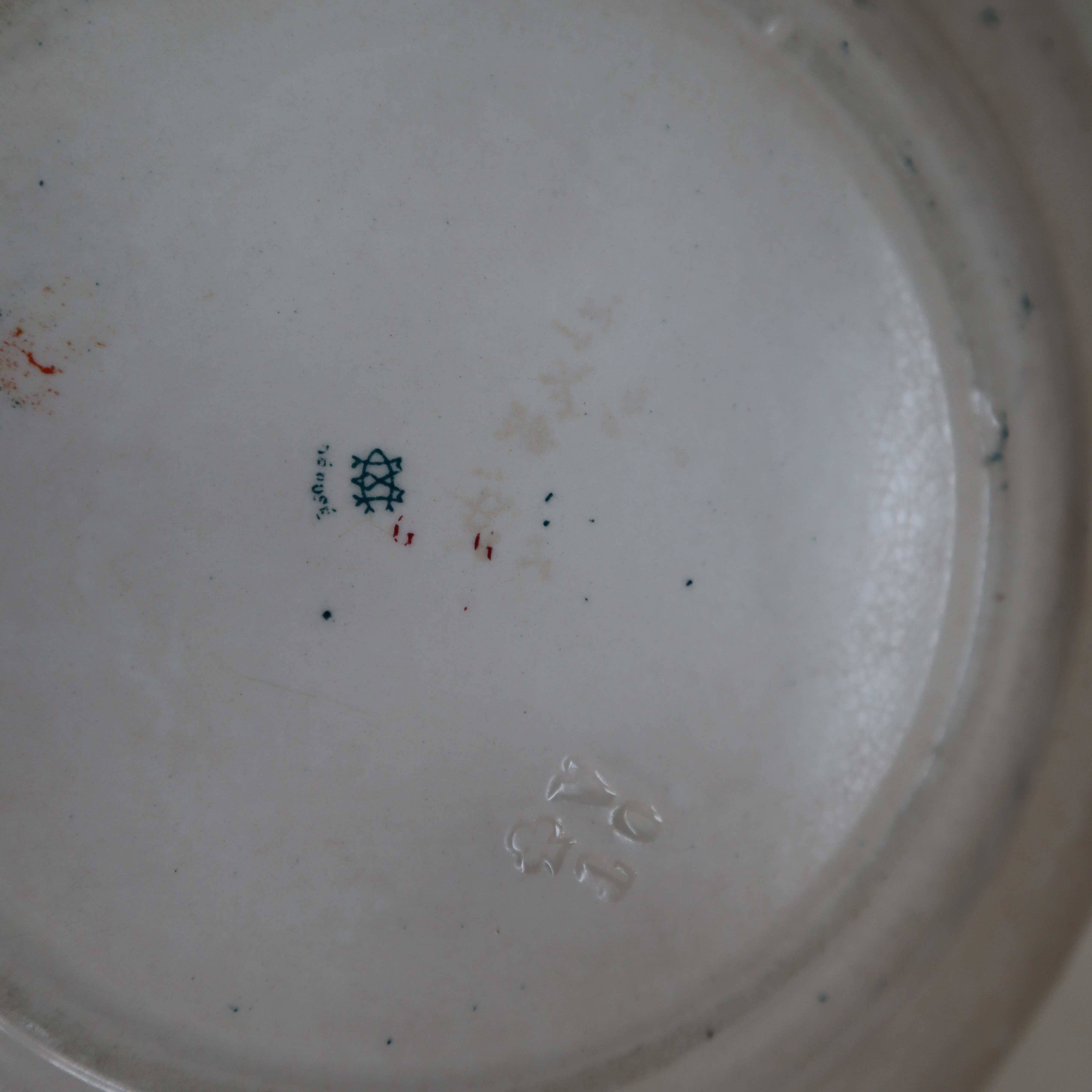 8 Flat plates Terre de fer Creil & Montereau