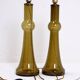 Pair of glass table lamps by Nanny Still for Raak, Netherlands, 1950s