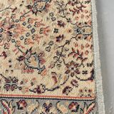 Vintage Beige Grey-Blue Runner Rug