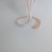 Vase trompette en verre soufflé