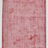 Pale red modern vintage rug