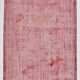 Pale red modern vintage rug