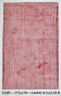 Tapis vintage rouge pâle