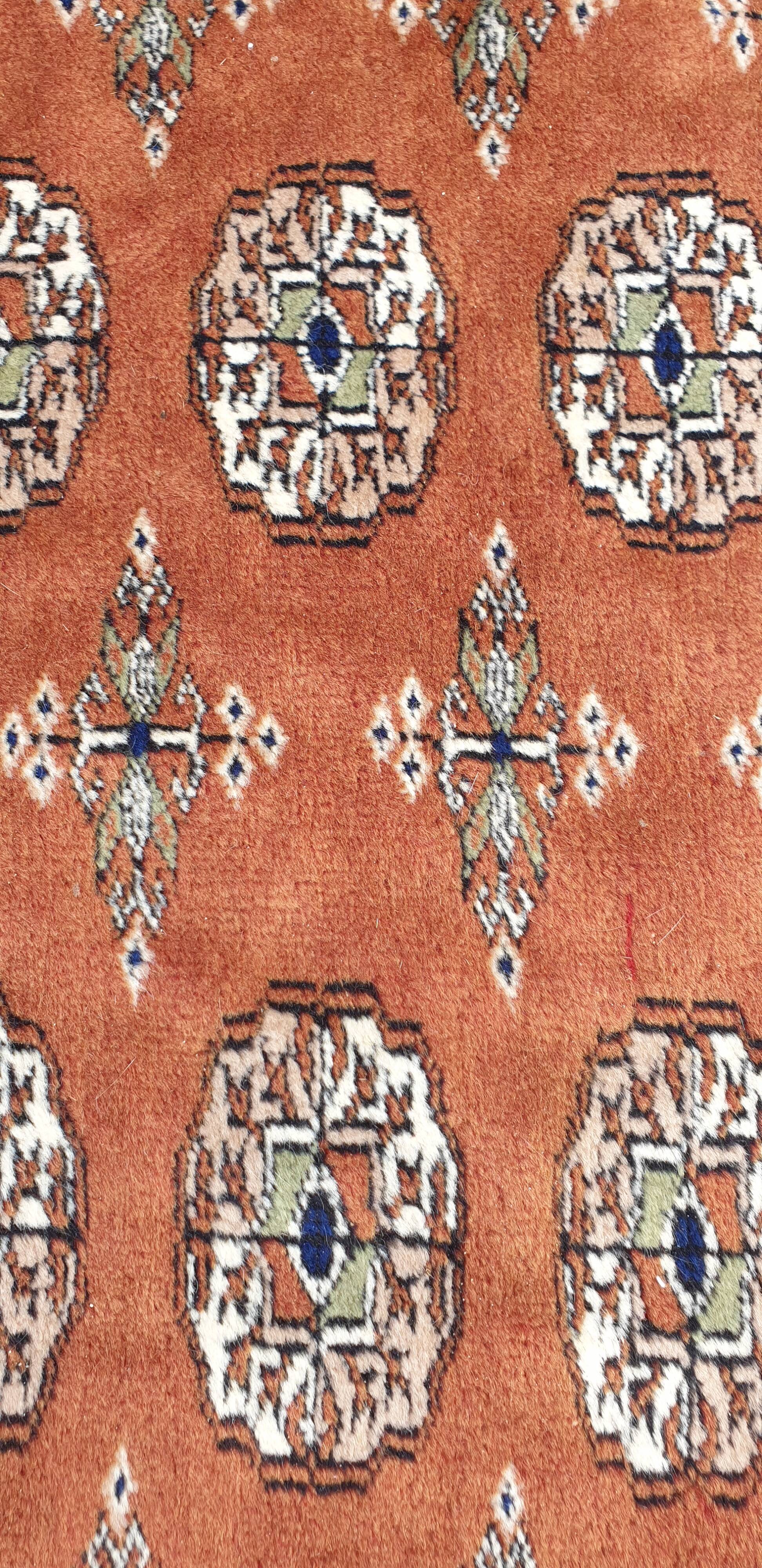 Oriental carpet silk wool